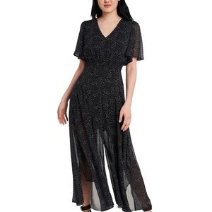 MSK’s V- Neck Smoked-Waist Jumpsuit